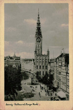 WWII Danzig Gdansk Postcard 1944 Dirschau Postmark Russian Message Torgau Elbe picture