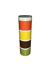 Tupperware Harvest Colors Stack Spice Container Shakers Vintage picture