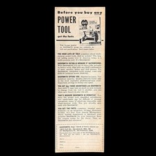 Vintage July 1950 Shopsmith Power Tool Woodworking Ad Cleveland #497 picture
