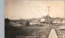 GRIST & PULP MILLS little chute wi real photo postcard rppc wisconsin history picture