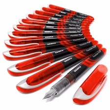 Zebra Fuente Disposable Fountain Handwriting Pen Coloured Ink Pack of 12 picture