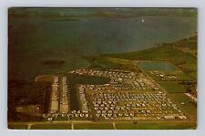 Palmetto FL-Florida, Tropic Isles Mobile Home Park, Aerial View Vintage Postcard picture