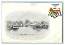 c1905s Where The Boats Come In Greetings from Toronto Canada Foreign Postcard picture