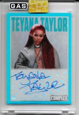 2026 GAS x Complex Teyana Taylor SEALED Aqua FOIL AUTO RC SOLD OUT 11/13 Signed picture