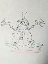 Vintage RAID Bug Spray TV COMMERCIAL Animation Production Pencil Drawing SC9-D7 picture