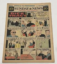 Sunday News Comic Strip Newspaper Insert Dick Tracy Terry Annie November 17 1957 picture