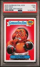 2015 Garbage Pail Kids 30th Anniversary 80s Spoof MAD MIKE Tyson 24a PSA 7 NM picture