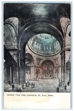 1909 Interior View Of New Cathedral St. Paul Minnesota MN Unposted Postcard picture