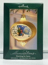 2005 Hallmark Illuminations Ornament Watching For Santa -  picture