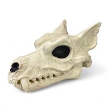 Realistic Werewolf Skull Halloween Decoration Prop ~ White Aged Look picture