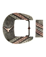 Western Ranger Belt Buckle- Maverick Longhorn 2 Piece Ranger picture