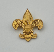 Vintage 1911 Pat BSA Fleur-de-Lis Pin Emblem Boy Scouts of America Badge picture