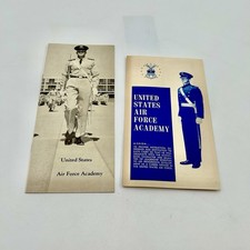 VTG 1960s USAFA Air Force Academy Brochure Map Pamphlet Guide Lot of 2 picture