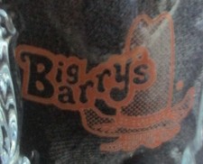Vintage Souvenir Glass Boot Big Barry's Grub Restaurant Long Island New York picture
