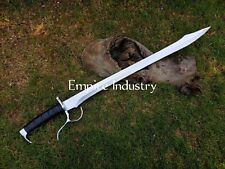 Handmade D2 Tool Steel Long Hunting Sword With Sheath Combat Sword Full Tang picture