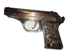 Longsheng Vintage Copper Colored Metal Lighter Gun Pistol  Dragon Handle picture