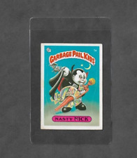 Garbage Pail Kids Original Series 1 (1985) card #1a --Nasty Nick-- (Glossy) picture