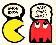 Pac Man Stickers Vintage 1980  Lot of 20 Fleer Midway 80s Arcade Ephemera picture