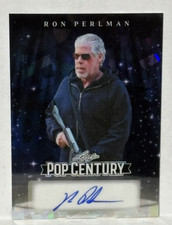 2026 LEAF POP CENTURY RON PERLMAN #BA-RP2 BLUE CRYSTAL AUTO AUTOGRAPH SSP# 1/5 picture