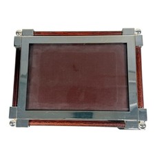 Vintage William Yeoward Crystal Brown Wooden Nickel Plated Photo Frame MC 5x7 picture