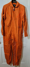 EUC RARE VTG 1963 US Air Force K-2B Flight Suit Indian Orange S Cotton Astronaut picture