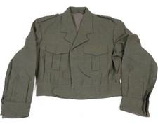 XSmall Authentic Belgian Belgium Army Field Ike Jacket Olive OD Eisenhower wool picture