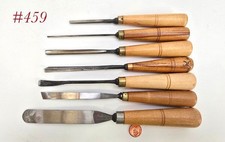 fine shape H TAYLOR CARVING WOODWORKING CHISEL TOOL lot picture