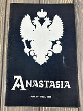Vintage 1979 Anastasia Players Theater of Columbus Program April 20 - May 6 picture