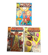 Masters of the Universe Marvel 1986 Comic Book Lot Issues #1-3 He-Man picture