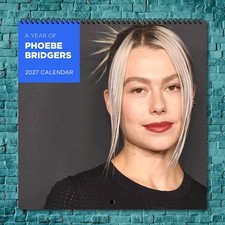 Phoebe Bridgers 2027 Wall Calendar 12 Month Celebrity Photo Fan Collectible picture