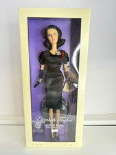 Barbie Collector Gold Label Elizabeth Taylor Violet Eyes Doll W3495, 12in Stand picture