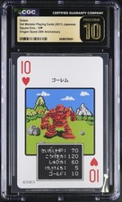2011 Dot Monster Playing Cards #10§ Golem CGC 10 picture
