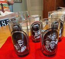 VTG ARBY'S 1979 COLLECTORS SERIES  TV Movies Comedy Actors Glasses 5pc Set picture