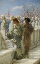 Lawrence Alma-Tadema Silver Favourites 1903 Vintage Art Photo Reprint Wall Art picture