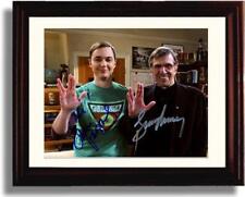 Unframed Leonard Nimoy and Jim Parsons Autograph Promo Print picture
