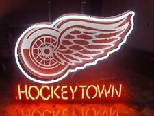 Detroit Red Wings Hockeytown neon Light Sign 17