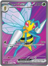 Beedrill ex Holo Ultra Rare ME04: Chaos Rising 098/086 NM picture