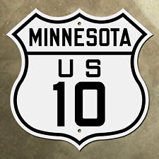Minnesota US 10 Minneapolis St. Paul highway route marker 1926 road sign 16x16 picture