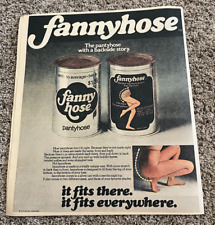 1974 Fannyhose Pantyhose Newspaper Print Ad picture