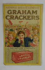 Vintage National Biscuit Company Graham Crackers Advertising Trade Crd Victorian picture