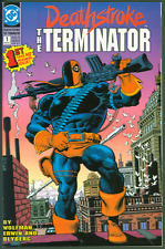 VTG 1991 DC Comics Deathstroke the Terminator #1 VF/NM  Kidnapped picture