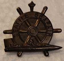 Vintage E.J. Towle CO Seatle Seafair U-73 Hydroplane Pin picture