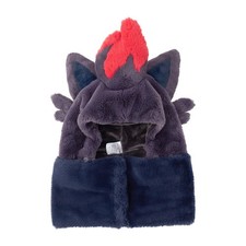 2026 Halloween Pokemon Center Zorua & Zoroark Reversible Neck Warmer Hood picture