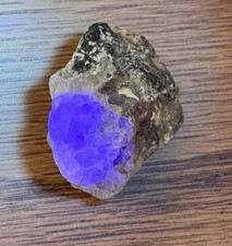 ✨Rare white Fluorite with Calcite on Matrix #51 picture