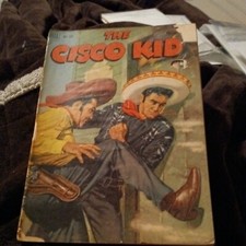 CISCO KID # 9 DELL 1952 BOB JENNEY art PANCHO DIABLO POCO PAINTED Cvr golden age picture