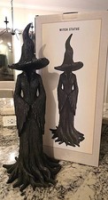 Genuine 2Ft Cracker Barrel Tree Witch Statue Halloween Decor 2026 *NEW in Box* picture