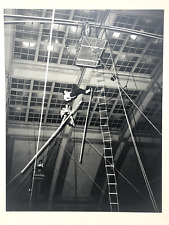 Original Vintage Oversized 20x16 Mounted 14 1/2x16 Photo - Trapeze Artist 1958 picture