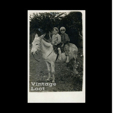1900s George & Arthur who drowned in Lake WA - Brothers - RPPC Photo Postcard picture