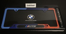 New / Authentic Kith For BMW License Plate Holder Cover Multi Color 2026 picture