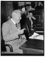 Photo:Washington DC 1930s Hugo Eckener Dirigibles Hearing Suit Portrait picture